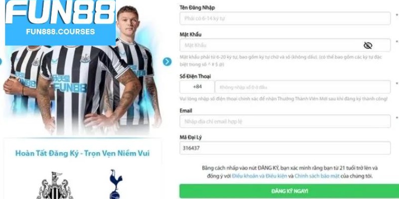 Đăng Ký Fun88 3 Lưu ý khi đăng ký fun88